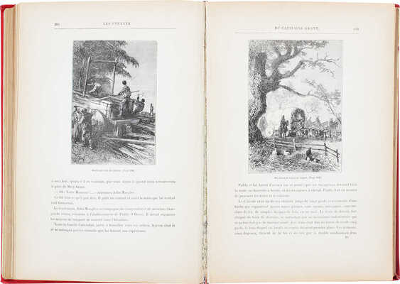 [Верн Ж. Дети капитана Гранта. Путешествие по миру / Рис. Э. Риу, гравюры Паннемакера]. Paris, [1900-е].